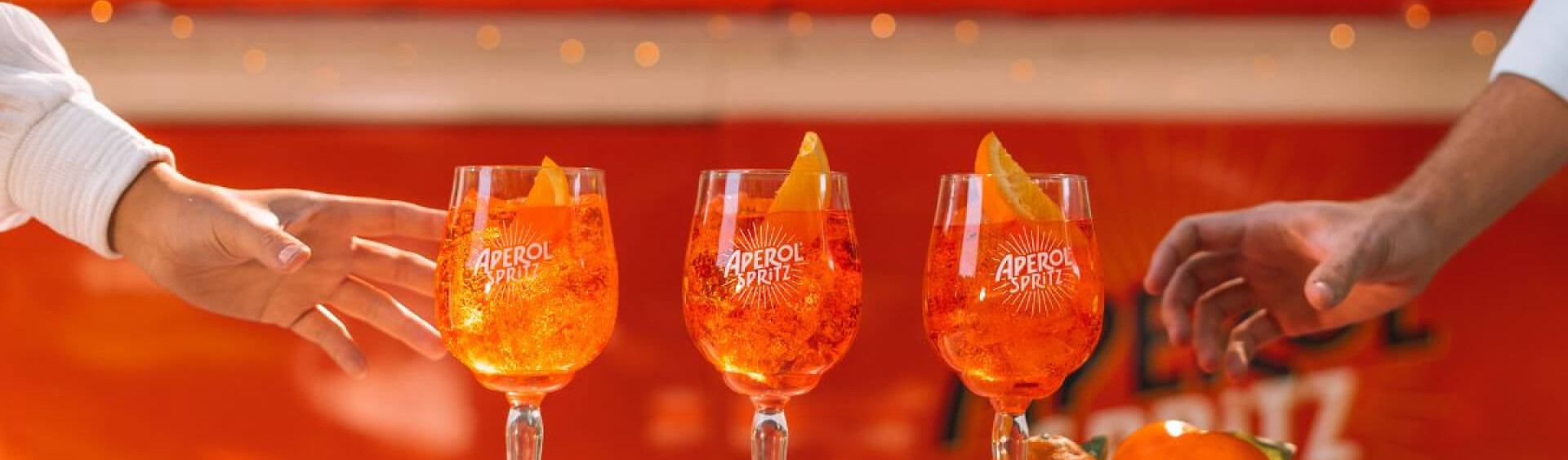 Aperol Spritz in vaten